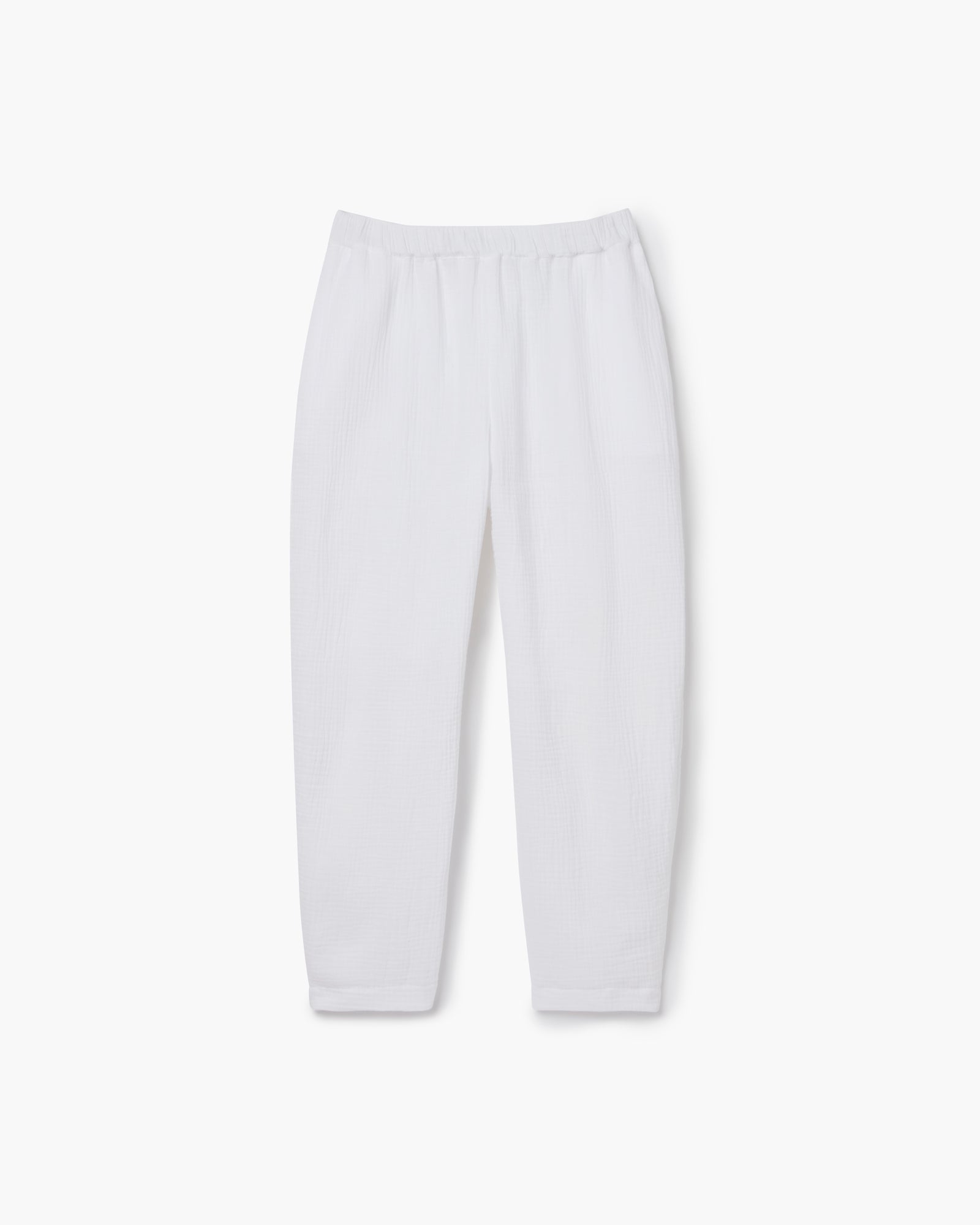 TKEES Gauze Women's Pants White | PKC258907