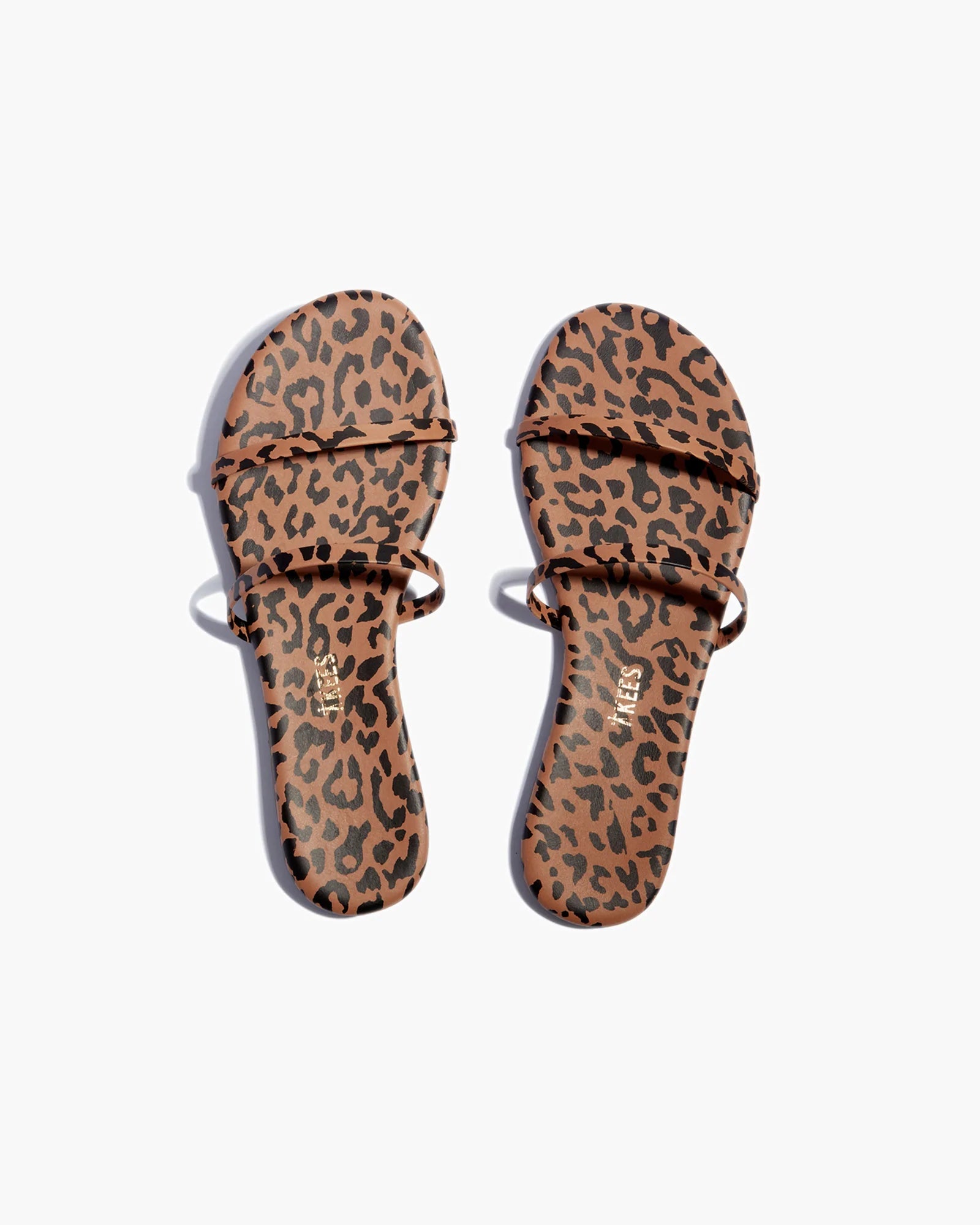 TKEES Gemma Animal Women's Sandals Leopard | GPH780653
