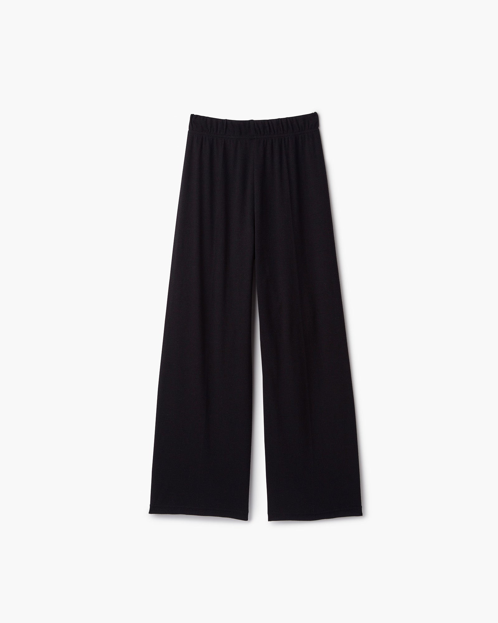TKEES Light Rib Culotte Women's Pants Black | MYD348265