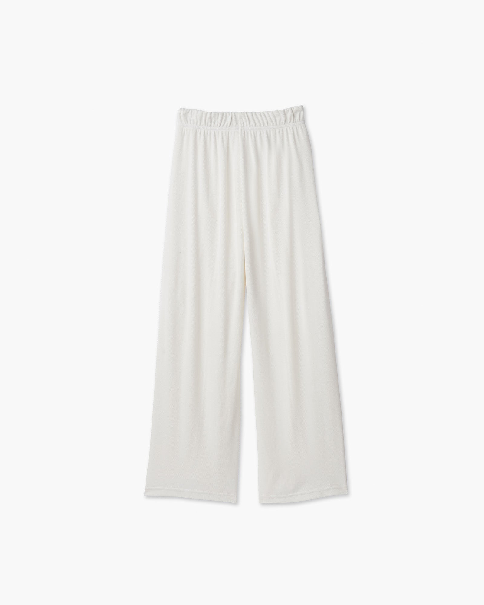 TKEES Light Rib Culotte Women's Pants White | YUW836092