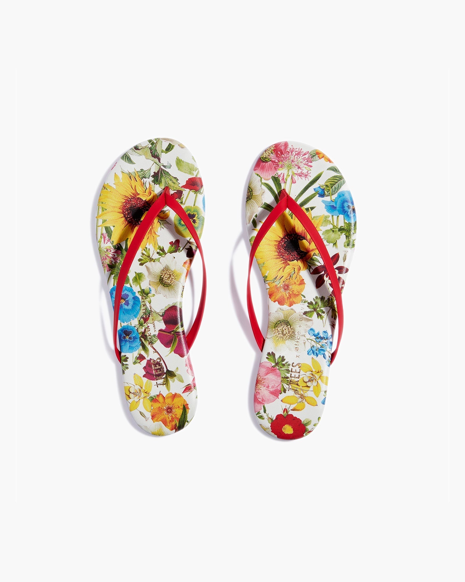 TKEES TKEES x Alice + Olivia Lily Women's Flip Flops Multicolor | DHM562148